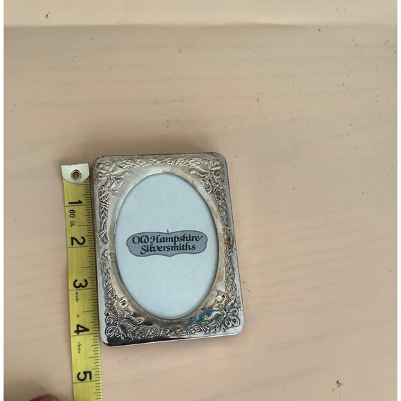 Old Hampshire Silversmiths Silverplated Oval Picture Frame With Original Box - Picture 7 of 9